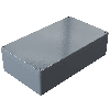 Coffret Alu std, IP66, RAL 7001, 230x400x111mm (HxLxP)