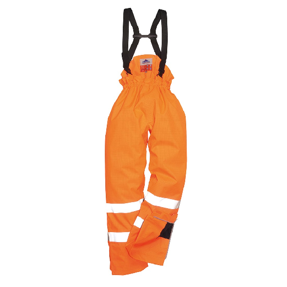 Portwest - Pantalon doublé pluie Bizflame HV - S781 Portwest - Pantalon doublé pluie Bizflame HV - S781-Lire la description