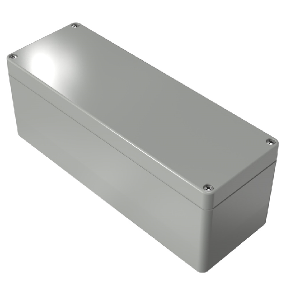 Boîtier ABS std. 80x230x85mm (HxLxP), IP66, RAL 7035-Lire la description