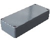 Coffret Alu std, IP66, RAL 7001, 64x150x34mm (HxLxP)