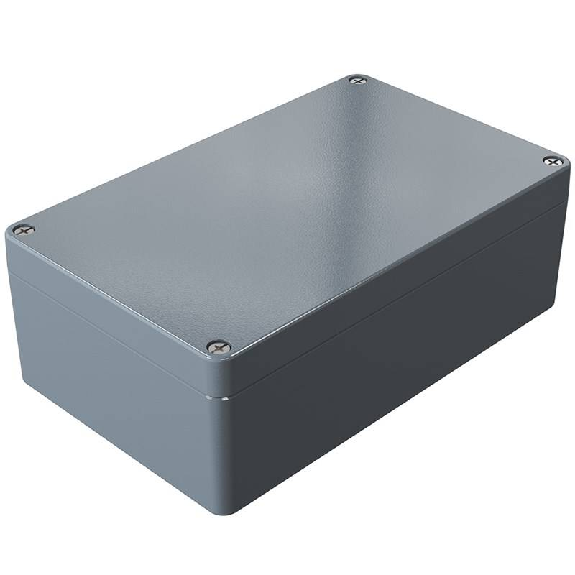 Coffret Alu std, IP66, RAL 7001, 160x260x91mm (HxLxP)-Lire la description