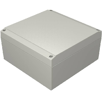 Coffret Aluform, IP66, RAL 7038, 160 x 160 x 81 mm (HxLxP)-Lire la description
