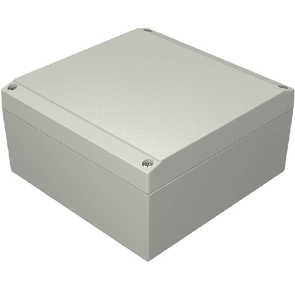 Coffret Aluform, IP66, RAL 7038, 160 x 160 x 81 mm (HxLxP)-Lire la description