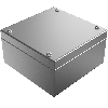 Boîtier Standard inox 304, 150x150x81mm (HxLxP), IP66, ss perç. mur.