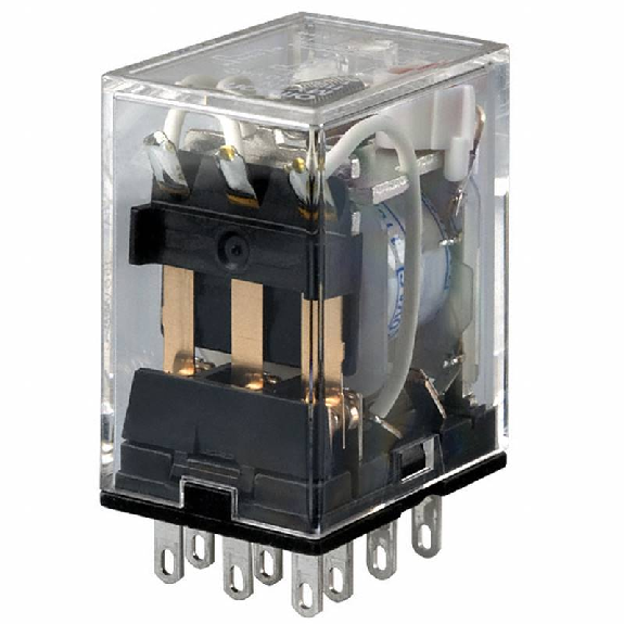 Relais 3PDT 5A-250VAC, Led, 24AC-Lire la description
