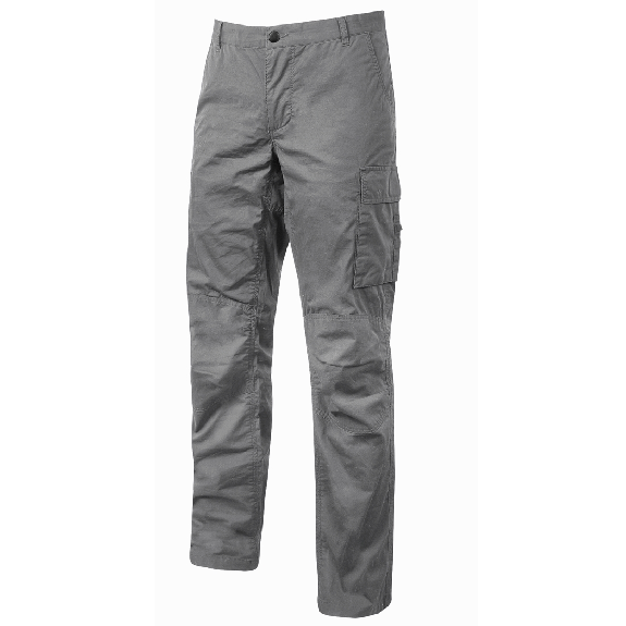 U-Power - Pantalon de travail gris Stretch et Slim BALTIC-Lire la description