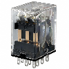 Relais 3PDT 5A-250VAC, Led, 24DC