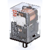 Relais 3PDT 10A-250VAC, Ind. méca., 220VAC