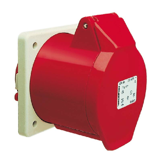 Socle de tableau, sortie droite 5x 16A, 230V IP44-Lire la description