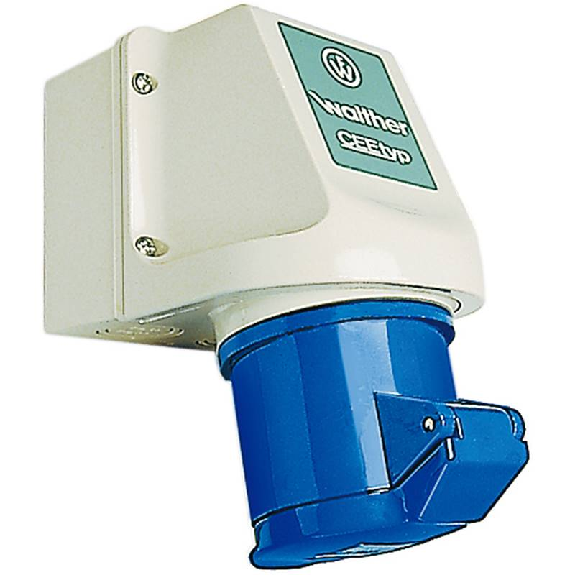 Socle saillie, haut:2xM20/25, bas:2xM20/25, 3x 16A, 400V IP44-Leggi tutto