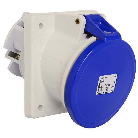 Socle de tableau, sortie inclinée 10°, sans pilote 3x 63A, 110V IP44-Lire la description