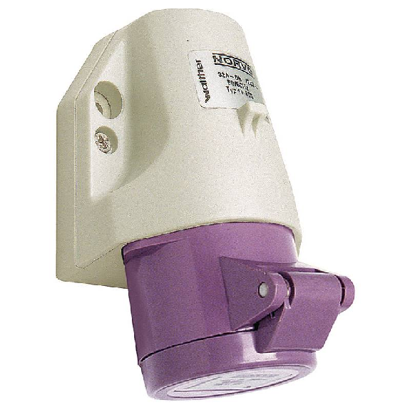 Socle saillie Mondo compact 3x 32A, 42V IP44-Lire la description