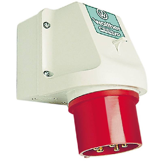 Socle de connect saillie haut:2xM20/25 bas:2xM20/25 3x 32A 230V IP44-Lire la description