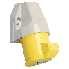 Socle saillie, 1 entrée verticale 3x 32A, 110V IP44