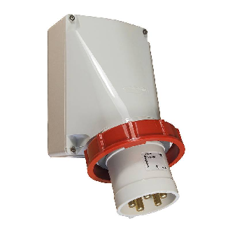 Socle de connecteur saillie, haut:1xM40 5x 63A, 110V IP67-Lire la description