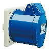 Socle de tableau, sortie droite 3x 32A, 230V IP44