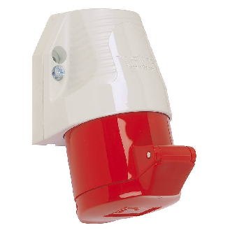 Socle saillie, 1 entrée verticale, connexion ss vis 5x 16A, 400V IP44-Lire la description