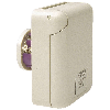 Socle de tableau, sortie droite, Mondo compact 2x 16A, 42V IP44