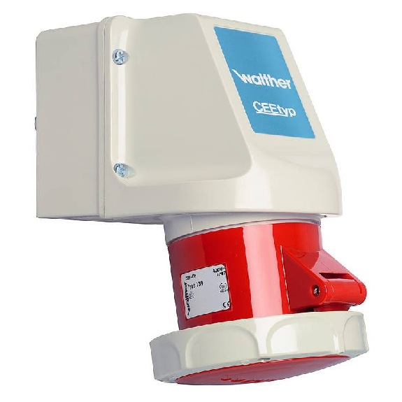 Socle saillie, haut:2xM20/25, bas:2xM20/25 5x 32A, 110V IP67-Leggi tutto