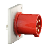 Socle de connecteur de tableau, droit 5x 63A, 400V IP44