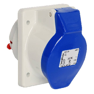 Socle de tableau, sortie inclinée 10°, 3x 32A, 400V IP44-Lire la description