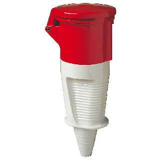 Prolongateur contacts nickelés, sans pilote 5x 63A, 400V IP44-Lire la description