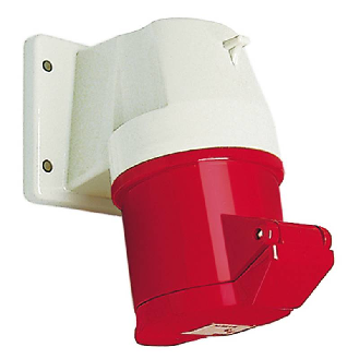 Socle de tableau, sortie coudée 4x 32A, 110V IP44-Lire la description