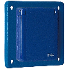 Socle Schuko bleu ( entr'axe 60x60 ), 2P+T 10/16A 230V IP44