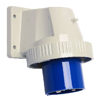 Socle de connecteur de tableau, coudé 3x 16A, 110V IP67-Lire la description