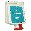 Socle saillie, haut:2xM25/32/40, bas:2xM25/32/40 5x 63A, 230V IP44