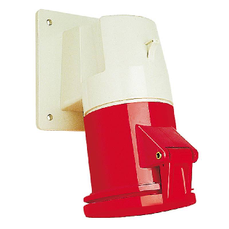 Socle de tableau, sortie coudée, sans pilote 5x 63A, 110V IP44-Lire la description