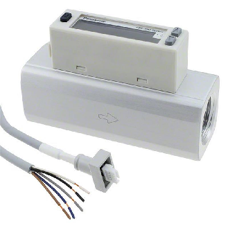 Débimètre numérique 1000l/min, Ø4, PNP-Lire la description