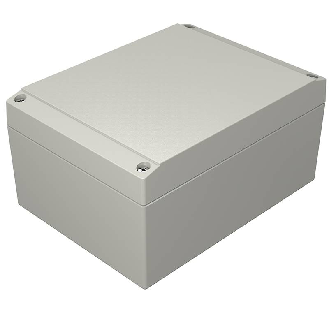 Coffret Aluform, IP66, RAL 7038, 120 x 160 x 81 mm (HxLxP)-Lire la description