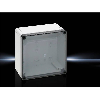 Coffret - couvercle transparent 182x180x90mm (LxHxP)