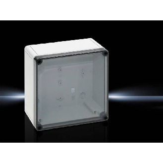 Coffret - couvercle transparent 182x180x90mm (LxHxP)-Lire la description