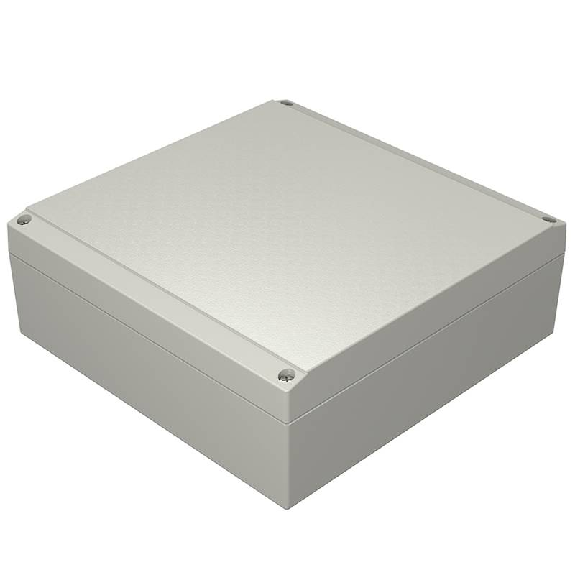 Coffret Aluform, IP66, RAL 7038, 200 x 200 x 72 mm (HxLxP)-Lire la description