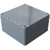 Coffret Alu std, IP66, RAL 7001, 180x180x101mm (HxLxP)