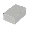 Boîtier, ABS, IP65, Gris clair, 250 x 160 x 92 mm