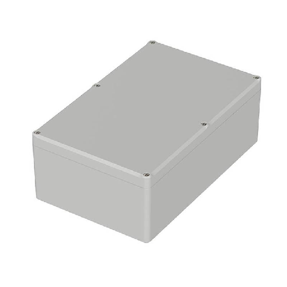 Boîtier, ABS, IP65, Gris clair, 250 x 160 x 92 mm-Lire la description