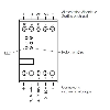 Boîtier 3 seuils pour entrée analogique, 24Vdc