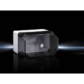 Coffret - couvercle transparent 180x110x165mm (LxHxP)-Lire la description