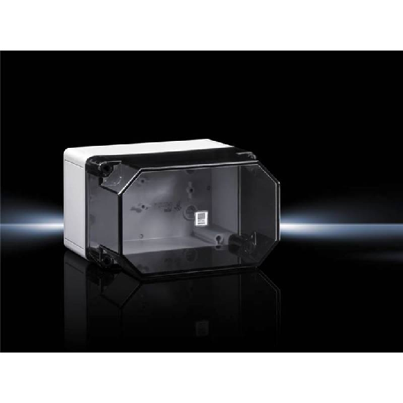 Coffret - couvercle transparent 180x110x165mm (LxHxP)-Lire la description