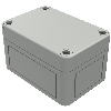 Boîtier, Thermoplastique PS, IP66, RAL 7035, 65 x 94 x 57 mm