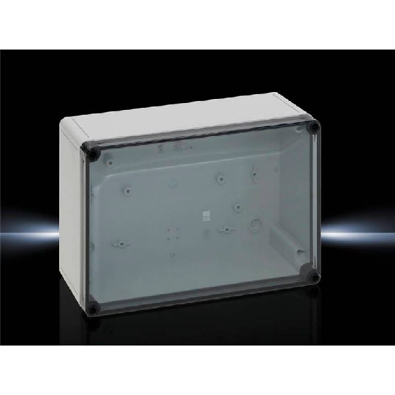 Coffret - couvercle transparent 254x180x90mm (LxHxP)-Lire la description
