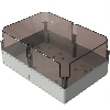 Boîtier, Thermoplastique PS, IP66, RAL 7035, 254 x 355 x 165 mm