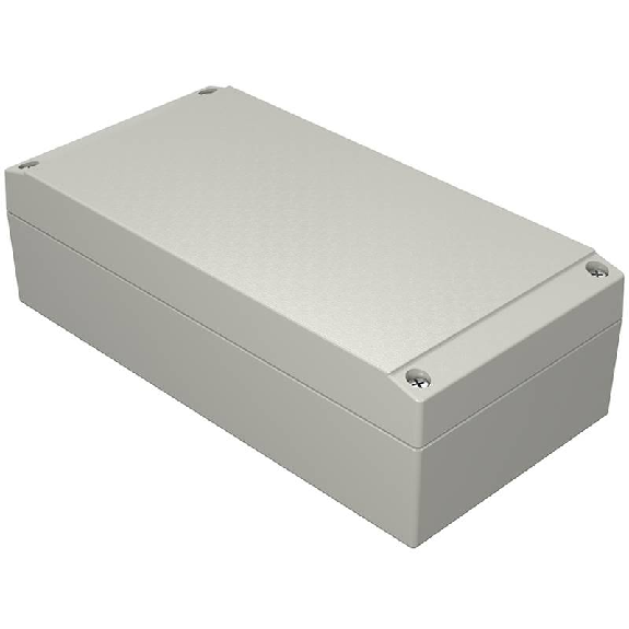 Coffret Aluform, IP66, RAL 7038, 100 x 200 x 61 mm (HxLxP)-Lire la description