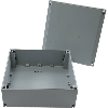 Boîtier Polyester, IP66, RAL 7000, 177 x 177 x 145 mm