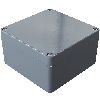 Coffret Alu std, IP66, RAL 7001, 160x160x91mm (HxLxP)
