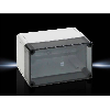 Coffret - couvercle transparent 180x110x111mm (LxHxP)