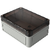 Boîtier, Thermoplastique PS, IP66, RAL 7035, 94 x 130 x 57 mm